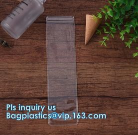 promotional clear zipper slider pvc plastic document/ swimming bag, Slider Gusset Cosmetic Bag Makeup Case Plastic Water