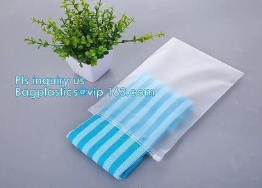 PVC Zipper Slider Bag For Travelling Grocery Packaging, slider zipper pvc packing documents bags, Women Waterproof Cosme