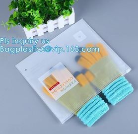 PVC Zipper Slider Bag For Travelling Grocery Packaging, slider zipper pvc packing documents bags, Women Waterproof Cosme