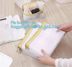 mesh zipper cosmetic bag make up custom high quality bags and cases shopping, Travel Toiletry Pouch Silver Mesh bag