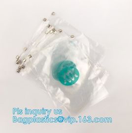 package Vinyl transparent pvc bag cosmetic packing, Zip Lock Vinyl PVC Bags for Cosmetics Medicine Many Uses, pvc vinyl