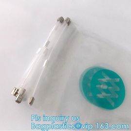 package Vinyl transparent pvc bag cosmetic packing, Zip Lock Vinyl PVC Bags for Cosmetics Medicine Many Uses, pvc vinyl