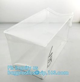 Ice gel pack PVC Can bottle wine cooler bag, Promotional PVC Ice bag for wine, recyclable clear tall PVC wine ice bag