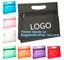 travel use frosted pvc cosmetic zipper bag with logo, zip slider pipping cosmetic hand sample promotion bags, Clear PVC