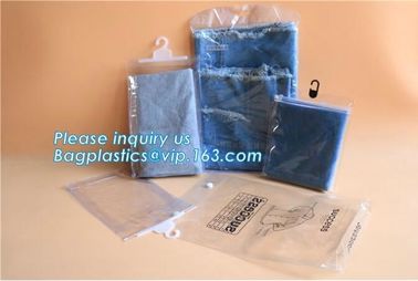 oxo biodegradable clear pvc slider zip bags, stationery handle bags with slider zipper, PU Clear EVA cosmetic Zipper Bag