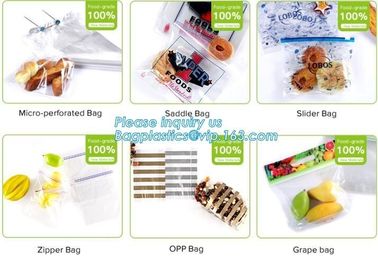 slider Zip lockk bag doypack zipper/ECO-friendly slider bag, Slider Bags Stand Up Slider Bags For Food, frosted zipper loc