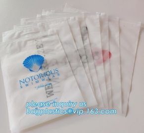 Top Quality EVA PE OPP Bio Degradable T Shirt Bag, OEM Printed Slider Zip Packaging Plastic Bags For Tshirt Swimwear