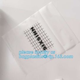 CPE Slider Top Zipper Bag For Swimwear Custom Printed Clothes Packaging Frosted Poly Bags,frosted slider zipper lock pla