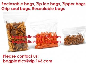 Zipper - FDA Compliant Mylar Zip Lock Packaging bag Accept Logo Printing, zipper bags PE Zip lock bag, snap seal, grip z