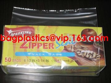 PE LDPE fish food double zip lock plastic packaging bag, eco friendly zip lock pouch bag,Zip lockk bags custom, FDA LDPE M