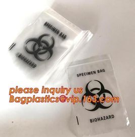 waterproof zipper bag transparent biodegradable medical waste bag, Medical Hemp Seed Food Plastic Packaging Plastic Zipp