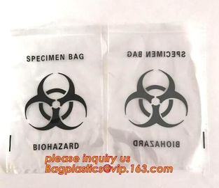 Custom printed LDPE medical Zip lockk pills medicine zipper resealable small plastic bag, medical grade clear plastic zipp