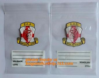 the zipper bag for medical use,zipper medical bags,medical trauma bag, Zipper Sealing Medical Packing Bag for Animal/ Me