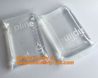 Double zipper tracks LDPE clear plastic Zip lockk bag plastic Zip lockk freezer bag, double track Zip lockk bag for grocery, w