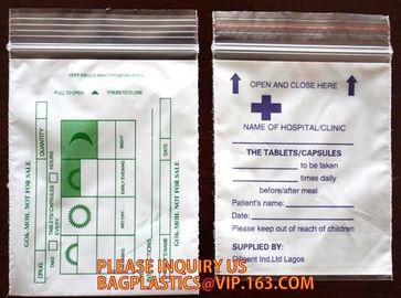 6x9 Lab Double Pocket Specimen Zip Lock Style Bags, specimen envelopes zip lock bag/plastic medical specimen transport p