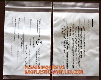 Biohazard Specimen Medical Lab Bags Reclosable Zip Lock Bag, Medical Lab Bags Reclosbale Zip Lock Bag, Document Pouches