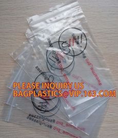 Customize Resealable Plastic Clear Poly Zip lockk Baggies custom zip lock bag, LDPE HDPE CPE PPE PVC Plastic Slider Zipper