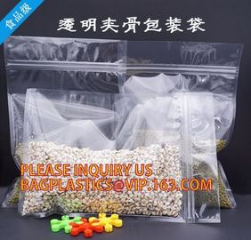 Freshness Protection Package Self Sealing clear Zip Lock Plastic Bags packaging pp bags, Food Grade Waterproof Pp Zip Se