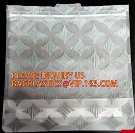 Custom self sealing zip lock bag+pp transparent garment bag+ plastic packaging for shirts, seal pp plastic zip lock bag