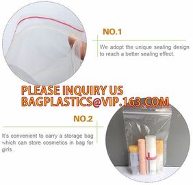 Eco-friendly PE two Track Vacuum Plastic Zipper,PE Hermetic Seal Zipper, Custom Double Seal Plastic Bag /Double Track Pl