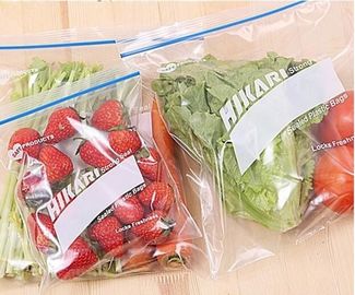 PE double sealed lock good quality bag zipper plastic cheap colorful bag zip, Double zip seal space saver zipper poly ba