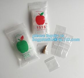 apple small mini Zip lockk baggies, Mini Zip lockk Bags Apple Brand, 1212 Apple Mini Zip lockk Baggies 17 Color Mix 100 Bags 1