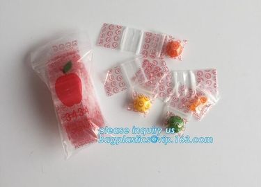 Antistatic Zip lockk Bags, Self Resealable Mini Grip Poly Plastic Clear Zip Lock Grip Seal Food Packing Bags for Chinese-d