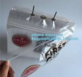 Virgin LDPE Reclosable Plastic Zip lockk saddle bag deli bag with Printed Logo for packing food, bagplastics, bagease, pac