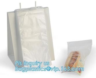 LDPE PP zipper or slider custom print plastic deli saddle bag, PE Saddle Deli Bag,Slider saddle bag, Deli Saddle Bag wit