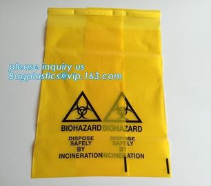 BioHazard Zip Lock Medical Specimen Bags, LDPE Biohazard Specimen Zip lockk Bag For Laboratory, Lab Bags /Specimen Bags/zi