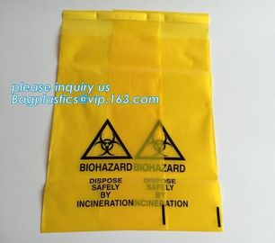 BioHazard Zip Lock Medical Specimen Bags, LDPE Biohazard Specimen Zip lockk Bag For Laboratory, Lab Bags /Specimen Bags/zi