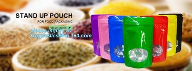 Frosted translucent packaging bag, self-supporting Zip lockk sealed plastic dried fruit candy food pouch, bagplastics, pac