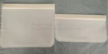 Oem reusable eco friendly peva plastic Zip lockk sandwich snack food storage bag,silicone Zip lockk reusable sandwich storag