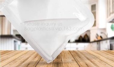 Silicone Plastic Packaging Food Zip Silicon Freezer Fresh Vegetable Storage Bags Fresh Fridge Food Preservation Bag Reus