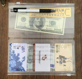 Biodegradable Page Banknotes Postage Stamp Pockets Transparent PVC Money Album Loose-leaf Sheet Holders page bags holder