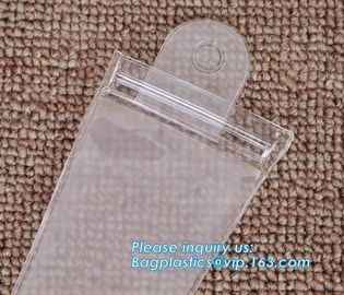 Biodegradable pen pencil houlder,Portable waterproof Transparent Blue plastic PVC Pencil pen pouch Bag bagplastics pack