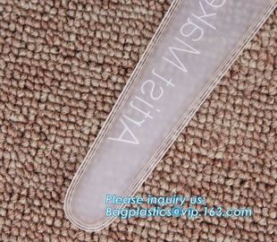 Biodegradable pen pencil houlder,Portable waterproof Transparent Blue plastic PVC Pencil pen pouch Bag bagplastics pack