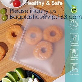 Large Capacity Leakproof Reusable Double Zip lockk Peva Sandwich Snack Bags,EASY SEAL SLIDER,Eco-friendly manufacturers