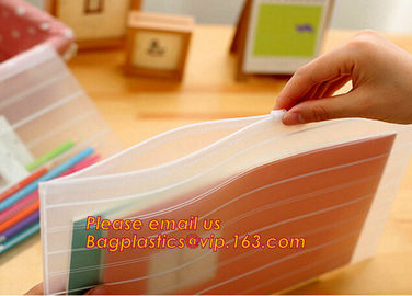 transparent clear PVC Slider zipper bag plastic bag with zipper, Vinyl Slider Red Zipper Clear PVC Bag, Printed PVC LDPE