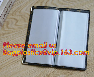 A2/A3/A4/A5 plastisc display book with insert cover 20 pocket