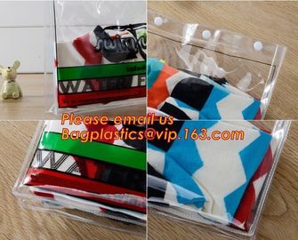clear pvc pencil bag/Zip lockk plastic clear pvc pencil case/custom color plastic pencil bag