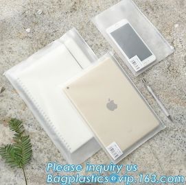 Custom Printing A4 Size Soft PVC Material Clear Document Bag With Zipper,Travel Document Wallet, PVC Envelop Document Ba