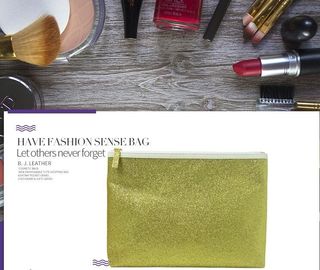 have fashion sense bag,classic cosmetic bag,space utilization,Pvc Document Clear Plastic Snap Button File Bag bagease