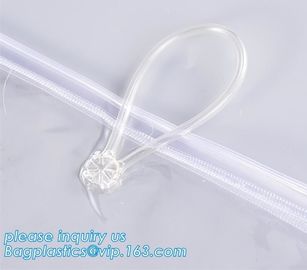 Eco friendly biodegradable compostable slider zipper bag transparent poly swimwear packaging bag/bikini bag green pack