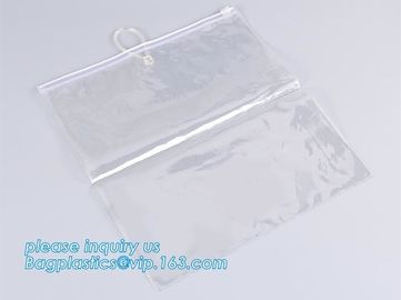 Eco friendly biodegradable compostable slider zipper bag transparent poly swimwear packaging bag/bikini bag green pack