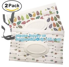 Portable wet tissue packaigng bag container, EVA custom wet tissue bag, tissue container bag,tissue packaging diaper pac