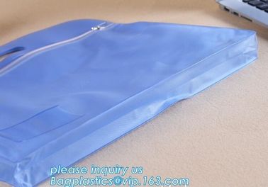 Biodegradable custom colored PVC zipfile document folder a4 document bag polyester zipper document bag waterproof bageas