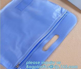 Biodegradable custom colored PVC zipfile document folder a4 document bag polyester zipper document bag waterproof bageas