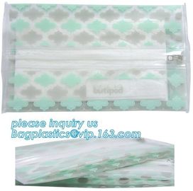 Biodegradable BUTIPOD bag, portable travel Zip lockk baby wipe wet tissue bag, dispenser case packaging, tissue packaging