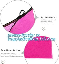 Biodegradable China Supplier Clear PVC Cosmetic Standup Zip lockk Pouch,Travel Cosmetic Bag seal Toiletry Zip Pouch, bagea